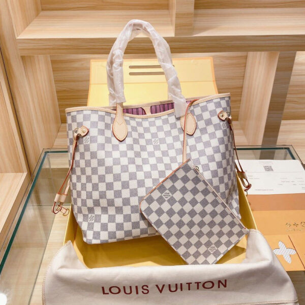 LV Damier Azur  MM Pink  Inner