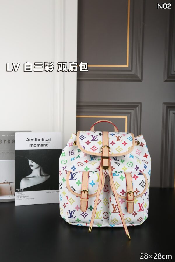 2025 new release lv backpacks 6382 - Image 2
