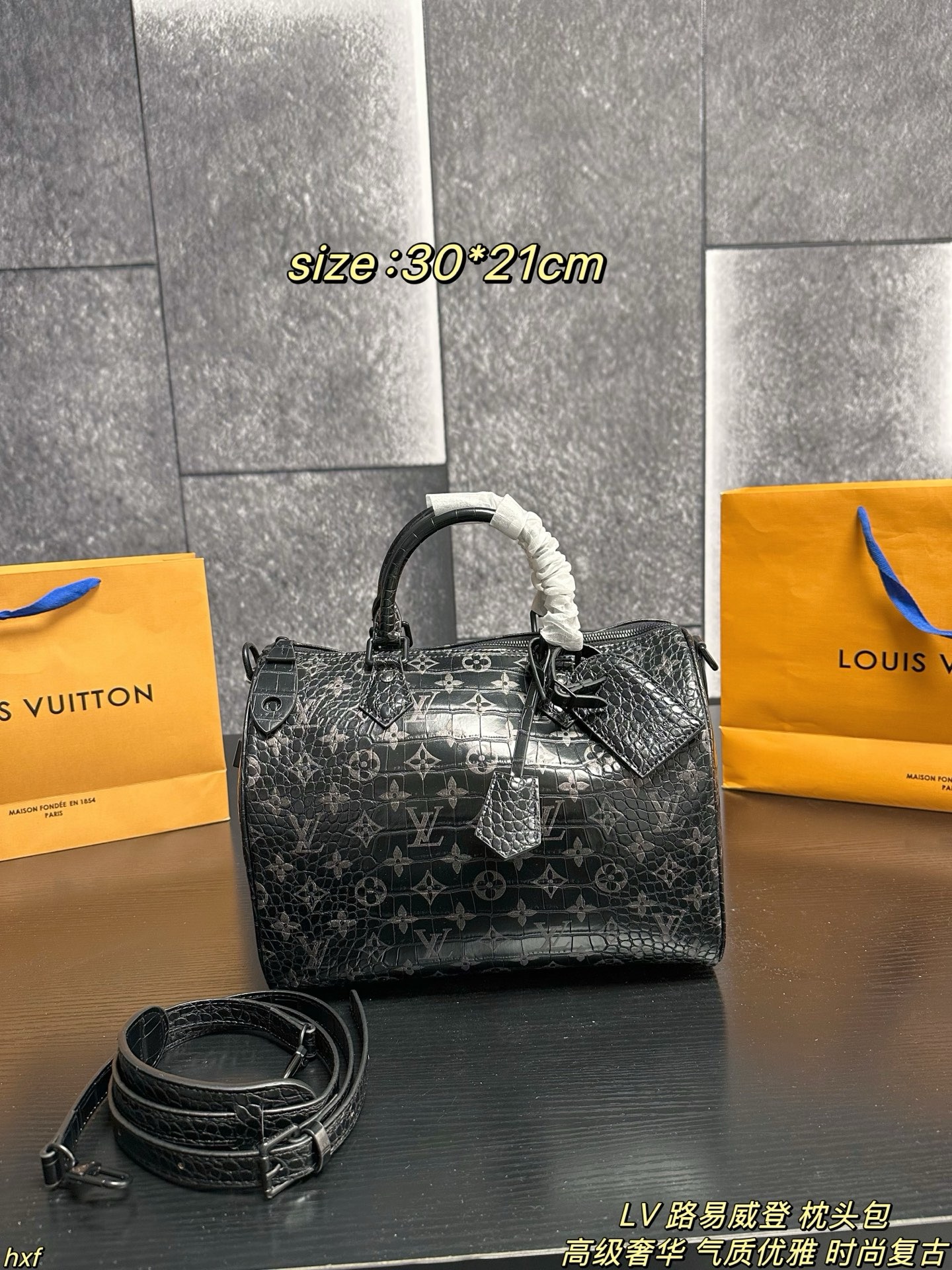 Croc leather speedy lv 2026 - Image 3